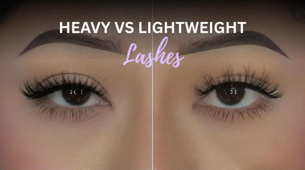 lightweight lashes for hooded eyes