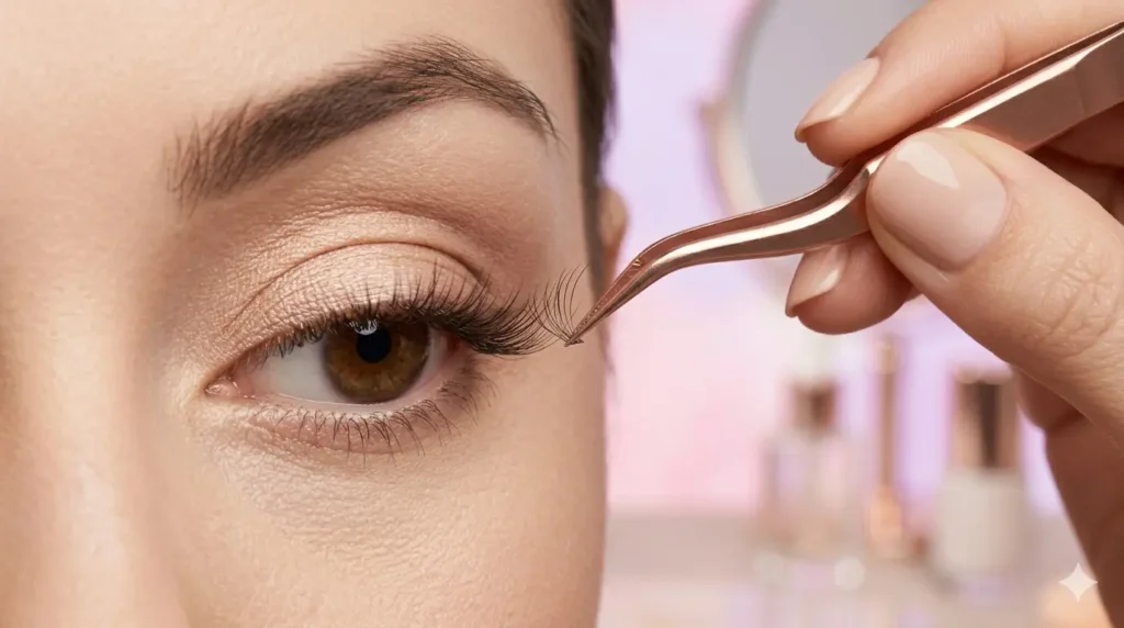 Best Lashes for Downturned Eyes how to put that lifted lashes on your eye