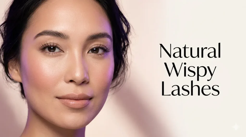 natural wispy lashes